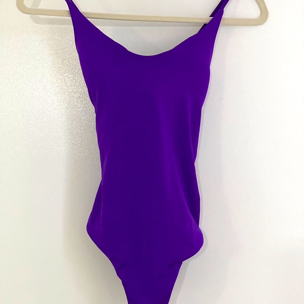 Beautiful ALMAMIA one piece colorful swimwear (bright purple)